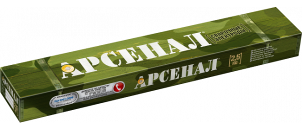 Электроды сварочные Арсенал МР-3, ф 3 мм (уп-2,5 кг) купить с доставкой в Красной Пахре